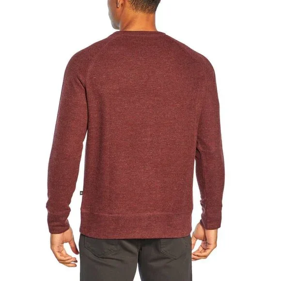 Banana Republic Men’s Waffle Crew Sweatshirt Mid-weight Purple Size XL - Picture 2 of 4
